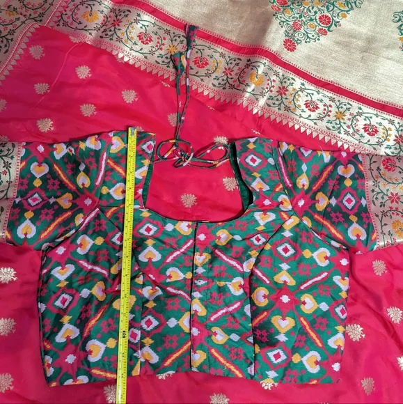 Beautiful indian silk saree -like new! - Picture 8 of 10